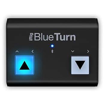 フットペダル iRig BlueTurn 譜めくり 現代ギター | 【New】iRig Blue Turn 譜めくりペダル